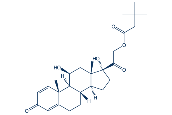 Prednisolone Tebutate化学構造