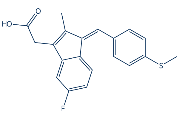 Sulindac sulfide化学構造