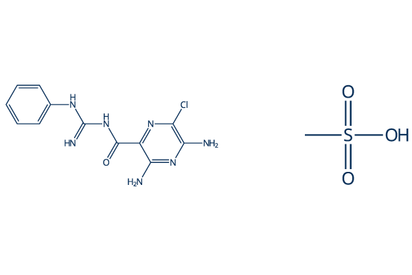 Phenamil methanesulfonate化学構造
