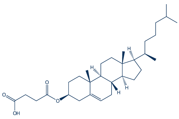 Cholesteryl hemisuccinate化学構造