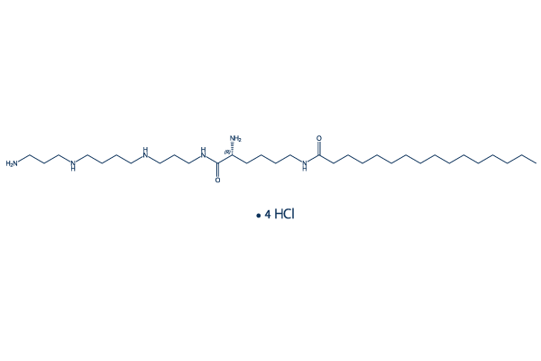 AMXT-1501 tetrahydrochloride化学構造