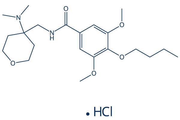 Opiranserin hydrochloride化学構造