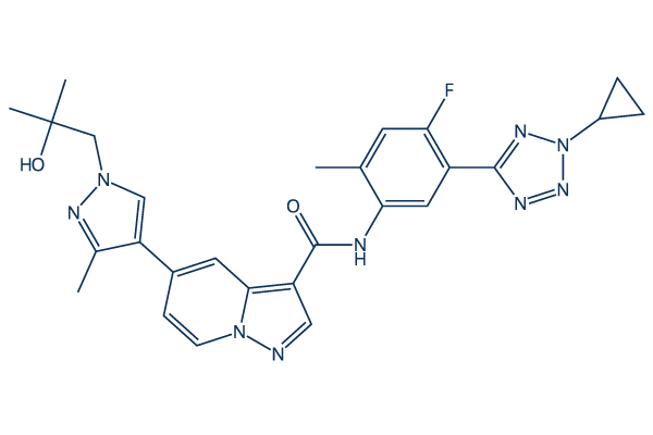 BLU-808(SAR449028)化学構造