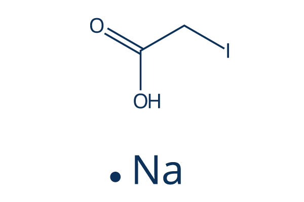 Sodium iodoacetate(Iodoacetic acid sodium salt)化学構造