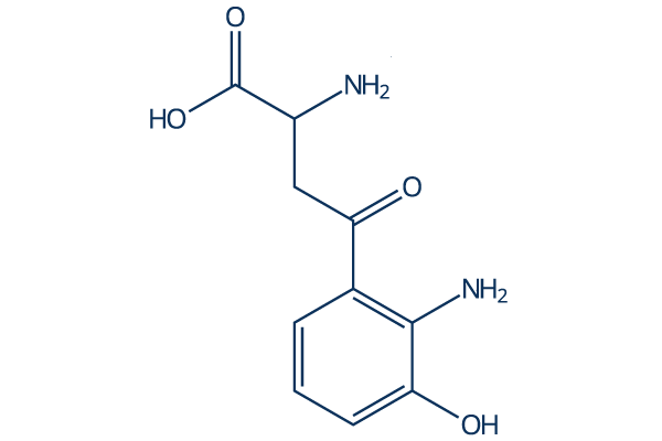 3-Hydroxykynurenine化学構造