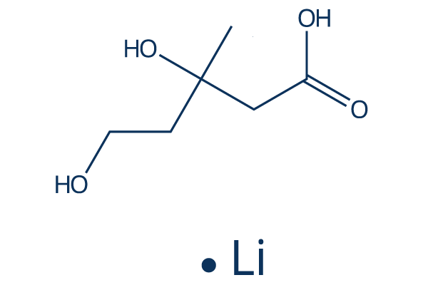 Mevalonic acid lithium salt化学構造