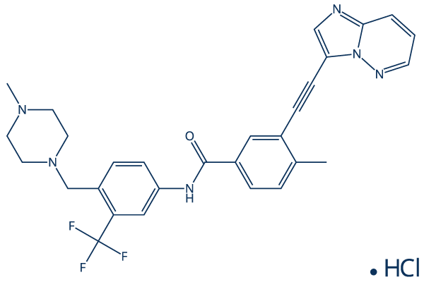 Ponatinib hydrochloride化学構造