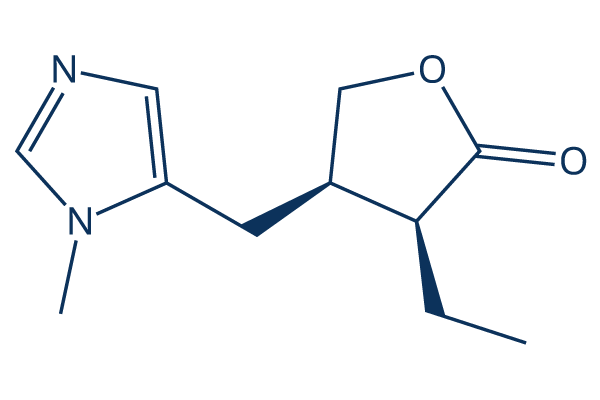 Pilocarpine化学構造
