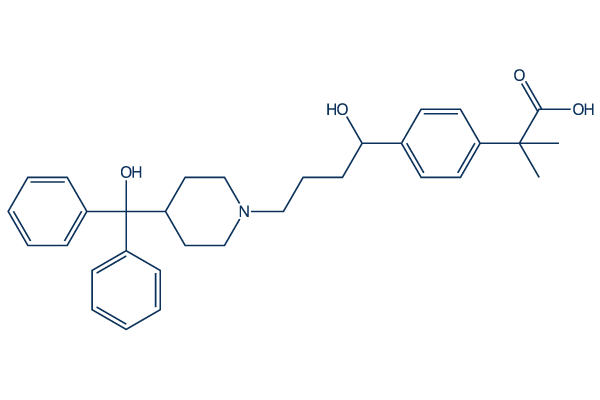 Fexofenadine化学構造