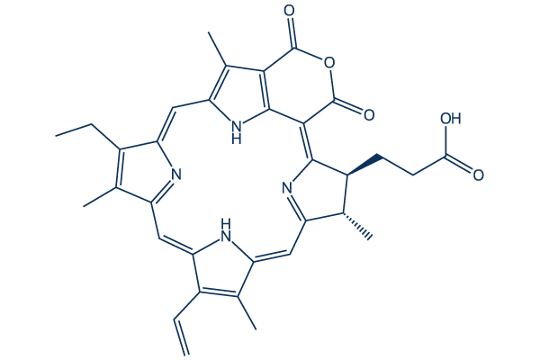 Purpurin 18化学構造