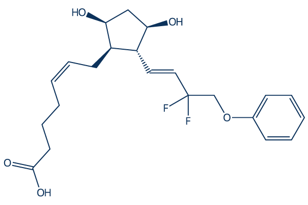 Tafluprost acid化学構造