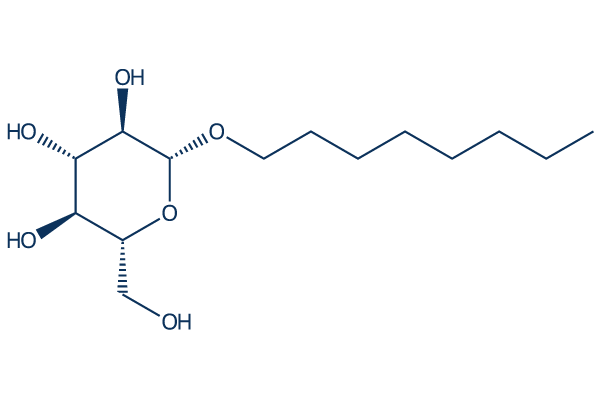 n-Octyl &beta;-D-glucopyranoside化学構造