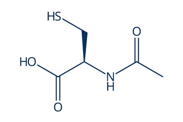 N-Acetyl-D-cysteine化学構造