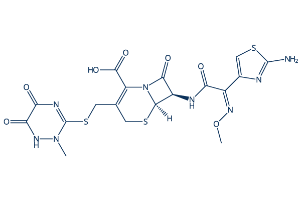 Ceftriaxone化学構造