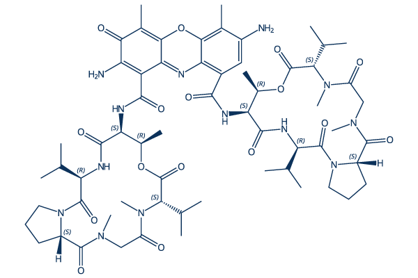 7-Aminoactinomycin D化学構造