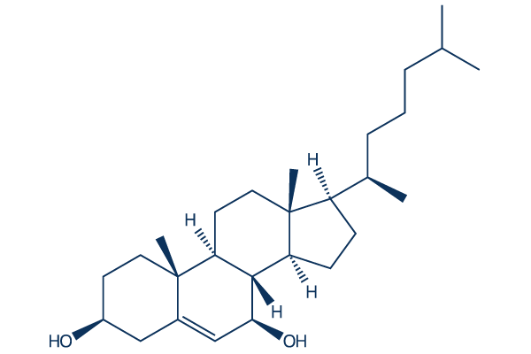 7&beta;-Hydroxycholesterol化学構造