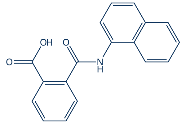 N-1-Naphthylphthalamic acid化学構造