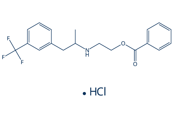 Benfluorex hydrochloride化学構造