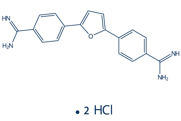 Furamidine dihydrochloride化学構造