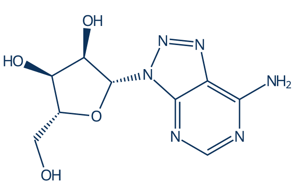 8-Azaadenosine化学構造