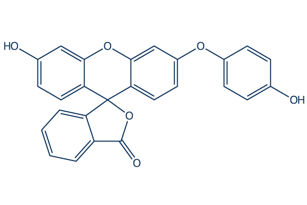 Hydroxyphenyl Fluorescein化学構造