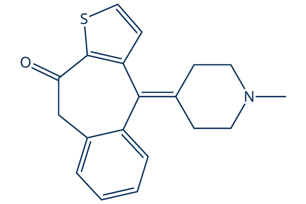 Ketotifen化学構造