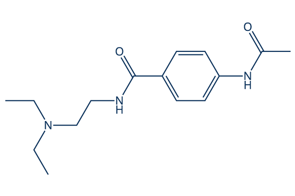 N-Acetylprocainamide化学構造