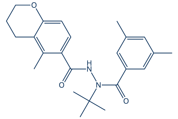 Chromafenozide化学構造