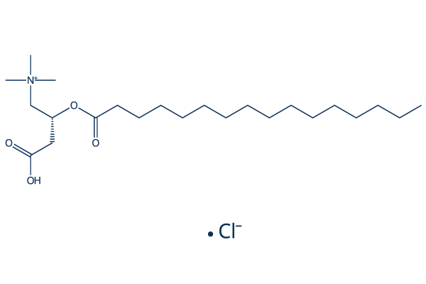 L-Palmitoylcarnitine chloride化学構造