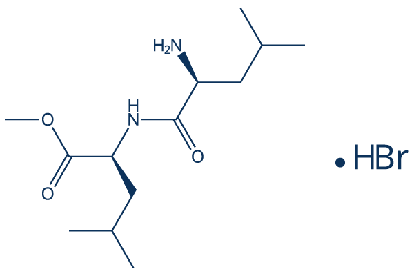 L-Leucyl-L-Leucine methyl ester hydrobromide化学構造