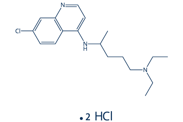 Chloroquine dihydrochloride化学構造