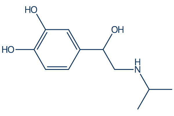 Isoprenaline化学構造