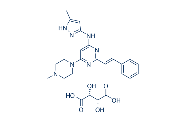 ENMD-2076 L-(+)-Tartaric acid 化学構造