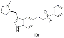 Eletriptan HBr 化学構造