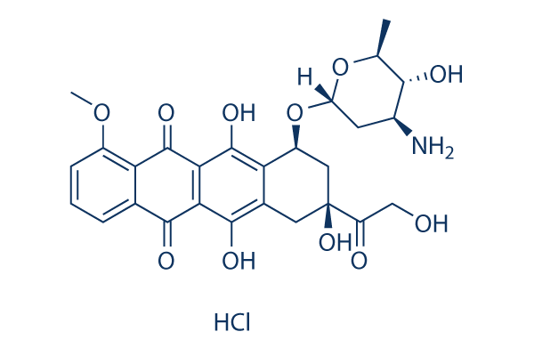 Epirubicin HCl化学構造