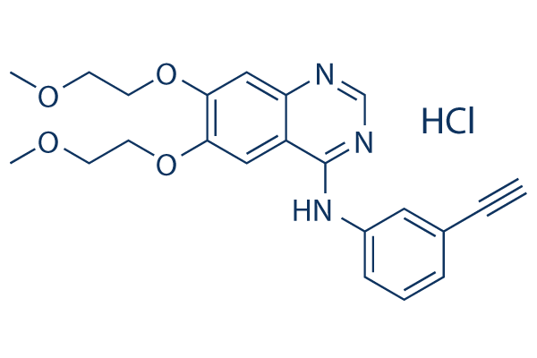 Erlotinib (OSI-774) HCl化学構造