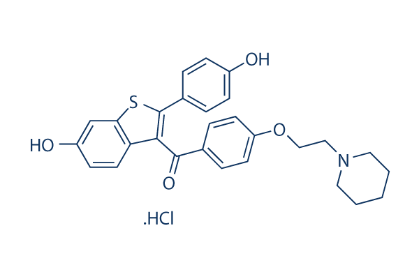 Raloxifene HCl化学構造