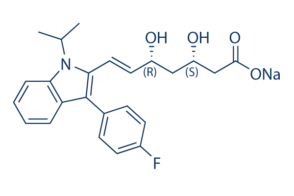 Fluvastatin Sodium化学構造