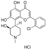 Flavopiridol (Alvocidib) HCl化学構造