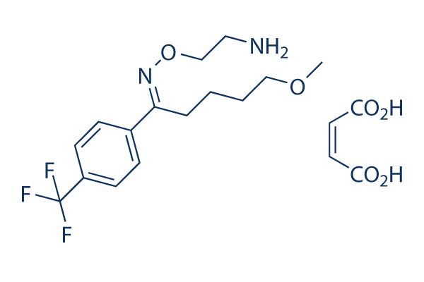 Fluvoxamine (DU-23000) maleate化学構造