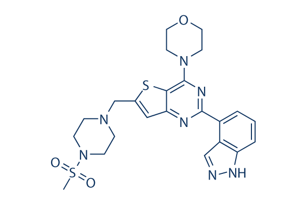 Pictilisib (GDC-0941)化学構造