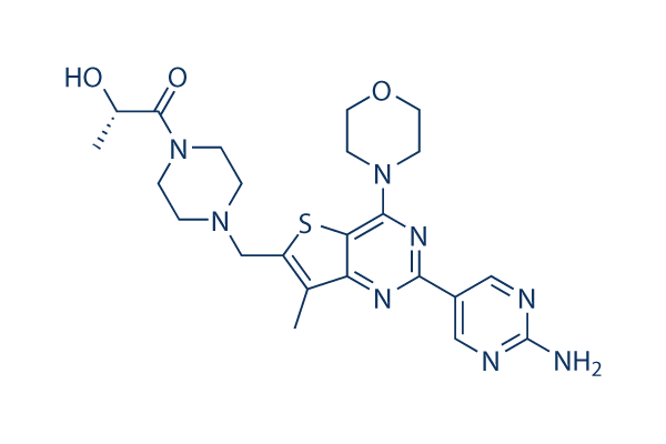 Apitolisib (GDC-0980)化学構造
