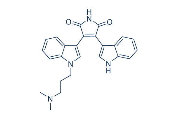 Bisindolylmaleimide I (GF109203X)化学構造