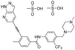 Olverembatinib (GZD824) dimesylate化学構造