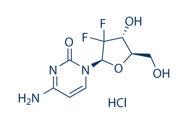 Gemcitabine (LY-188011) HCl化学構造