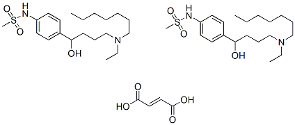 Ibutilide Fumarate化学構造