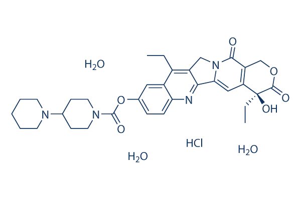 Irinotecan (CPT-11) HCl Trihydrate化学構造