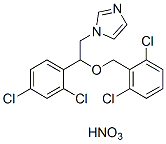 Isoconazole nitrate 化学構造
