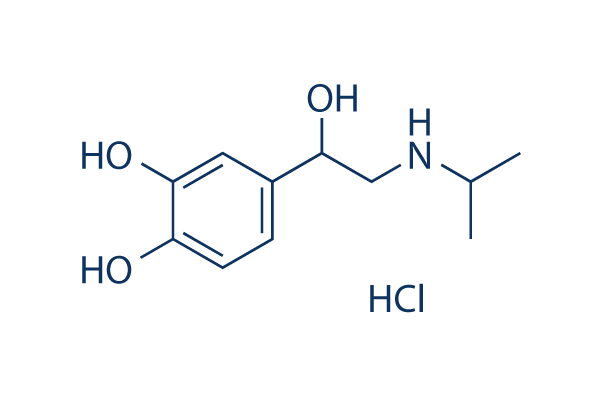 Isoprenaline (Isoproterenol) HCl化学構造