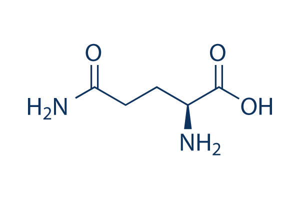 L-Glutamine化学構造